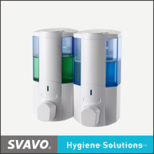 Refillable Hotel Shower Gel Dispenser Double Soap Dispenser (V-5102)